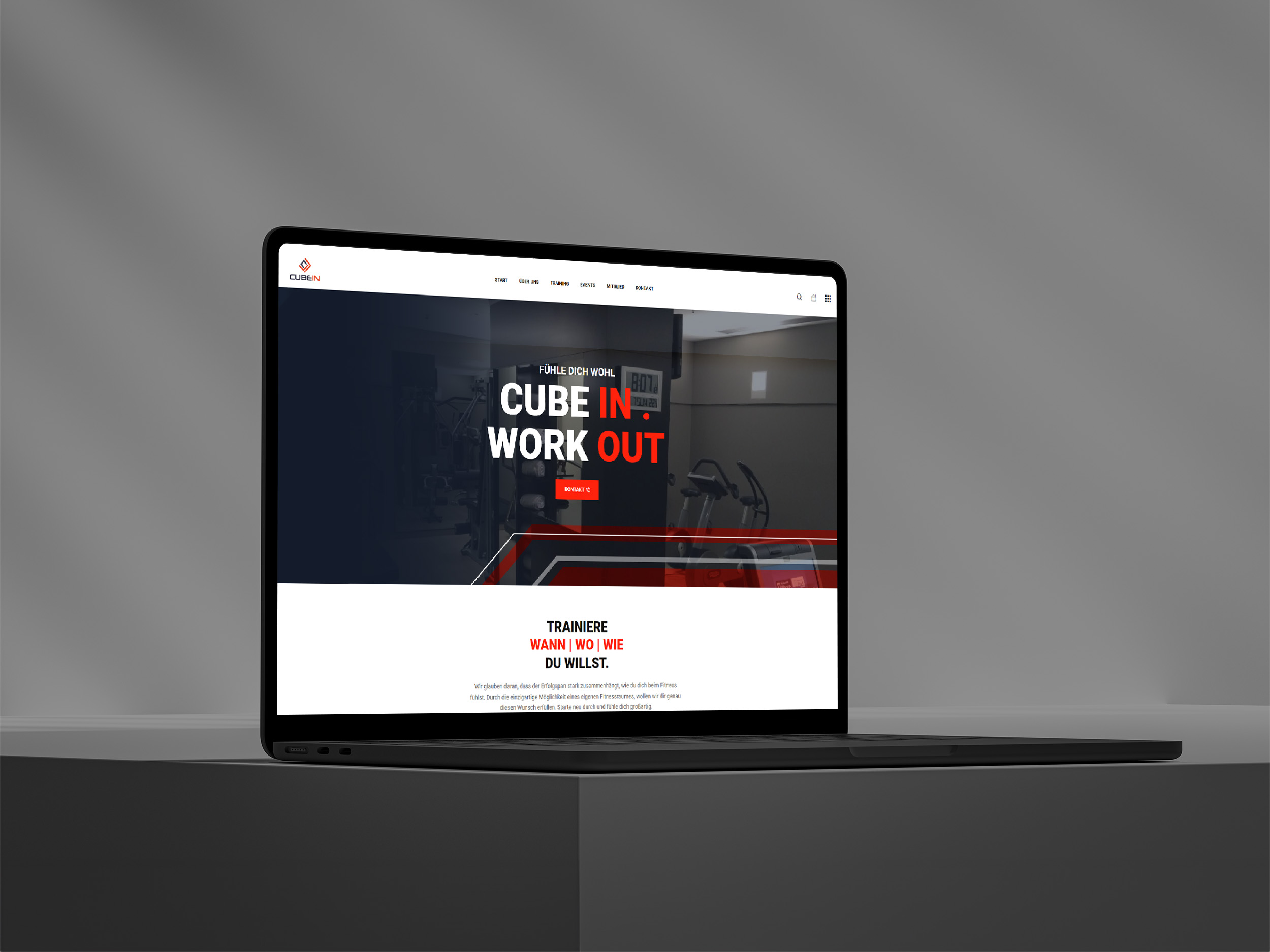 webdesign, cubein fitness
